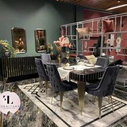 Furniture Imports LTD DUBAI OCCATIONAL FURNITURE LOTUS DINING TABLE SET