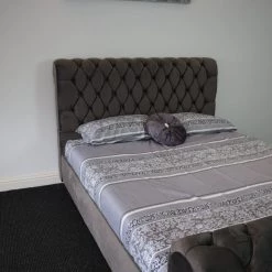 FIL SANTIAGO PLUSH VELVET BEDSTEAD BED COLLECTION