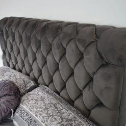 FIL SANTIAGO PLUSH VELVET BEDSTEAD BED COLLECTION