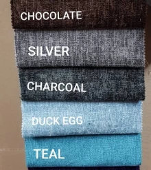 Furniture Imports LTD OTTOMAN BOXES Crushed Velvet Chesterfield FootStool With CRYSTAL DIAMONDS