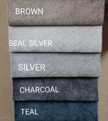 Furniture Imports LTD OTTOMAN BOXES Crushed Velvet Chesterfield FootStool With CRYSTAL DIAMONDS