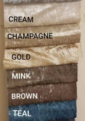 Furniture Imports LTD OTTOMAN BOXES Crushed Velvet Chesterfield FootStool With CRYSTAL DIAMONDS