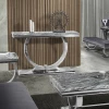Furniture Imports LTD CONSOLE TABLES Arianna Grey Marble Console Table