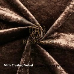 FIL CRUSHED VELVET UPHOLSTERY FABRIC