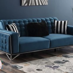 TURKISH Carter 3+2 Sofa Range Plush Velvet - Choose Combination DUBAI SOFA COLLECTION