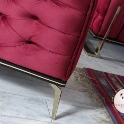 TURKISH Scarlet Sofa Range Plush Velvet 3+2 - Choose Combination
