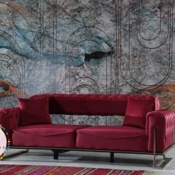 TURKISH Scarlet Sofa Range Plush Velvet 3+2 - Choose Combination