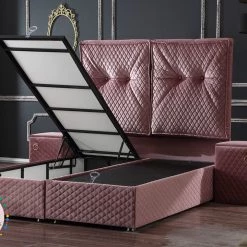 TURKISH Colorado Divan Ottoman Bedframe GREY