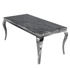 Furnish Imperial Marble/Glass Dining Table Only - Many Sizes & Colours