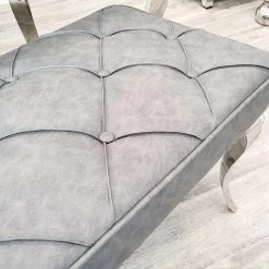 Furnish Louis Dining Bench - Leather DINING CHAIRS