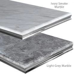 Furniture Imports LTD Arianna Grey Marble Coffee Table