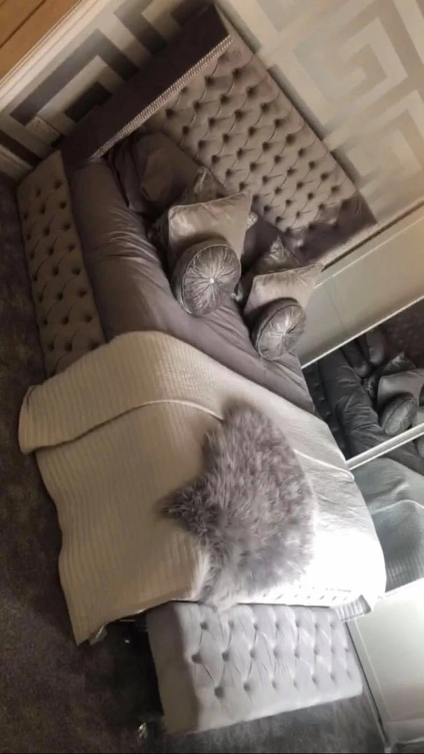 Furniture Imports LTD BED COLLECTION Luxe Curved Wingback Plush Velvet Bed 13 Furniture Imports LTD BED COLLECTION Luxe Curved Wingback Plush Velvet Bed