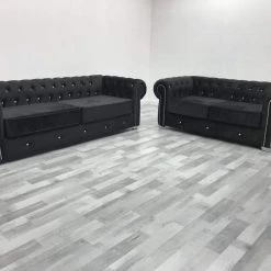 Velvetsofa Rockingham Chesterfield French Velvet Sofa Range