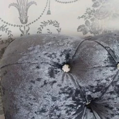 FIL Sleigh Chesterfield Crushed Velvet Bedframe 32 FIL Sleigh Chesterfield Crushed Velvet Bedframe