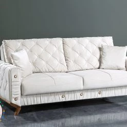 Furniture Imports LTD Avlon 3+2 Sofa Range Plush Velvet - Choose Combination