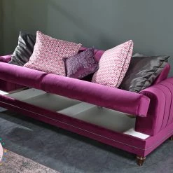 TURKISH Lucia 3+2 Sofa Range Plush Velvet - Choose Combination